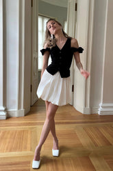 Cotton Balloon Mini Skirt