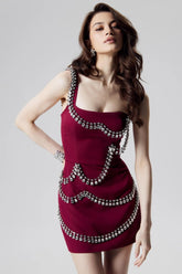 Gem Embellished Jumpsuit Dress