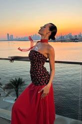 Corset-Based Top With Draping