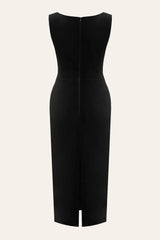 Square Neck Midi Dress