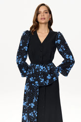 Long Sleeve Button Front Top