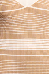 Singa Knit Midi Dress - Light Taupe