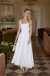 "Clarté" Midi Dress Embroidered With Sequins And Beads