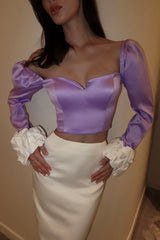 Top with Removable Cuffs