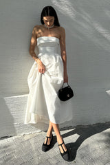 Jacquard Midi Dress with Turn-up