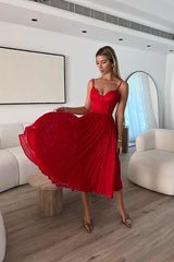 Bustier Flare Vneck Dress