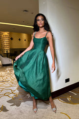 Jacquard Fitted Corset Bustier Dress