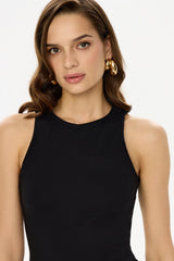 Midi Dress With Puffy Skirt