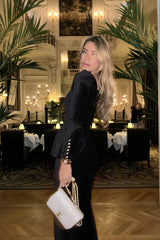 Velvet Long Sleeve Top