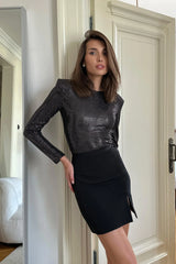 Sequin Knitted bodysuit
