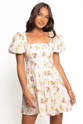 Cascais Mini Dress - Cream