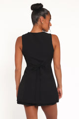 Amanda Vest Top - Black