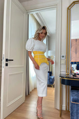 Velvet Trim Satin Basque