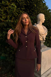 Fitted Silhouette Jacket