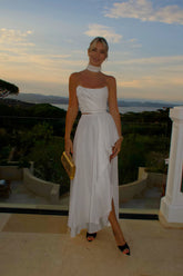 «Rosée Nue» Silk Skirt