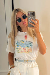 Saint Tropez Print T Shirt