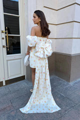 Dressy Romper with Detachable Bow