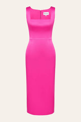 Square Neck Midi Dress