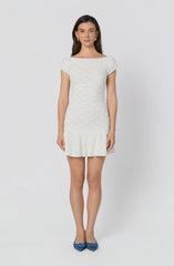 Jolene Lattice Knit Mini Dress