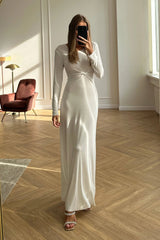 Knitted Long Sleeve Maxi Dress