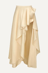 Asymmetrical Silk Skirt