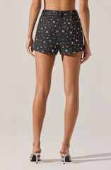 Wynn Embellished Mini Shorts