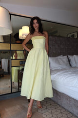 Jacquard Midi Dress with Satin Turn-up