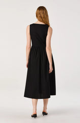 Cory V-Neck Button-Front Midi Dress