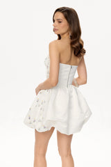 Mini Dress With Drape