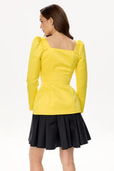 Satin Decorated Top