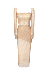 Lace Bustier Dress