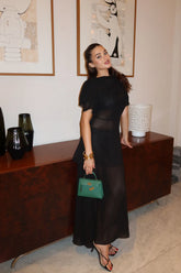 Chiffon Asymmetrical Midi Dress