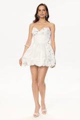 Mini Dress With Drape