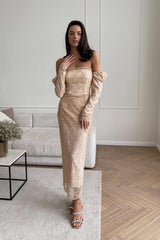 Lace Bustier Dress