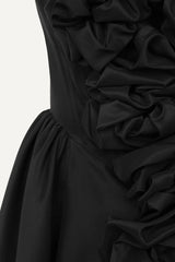 Mini Dress With Corset And Gathering