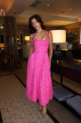 Jacquard Fitted Corset Bustier Dress