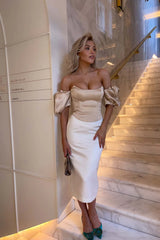 Puffy Sleeve Sweetheart Bustier Crop Top