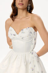 Mini Dress With Drape
