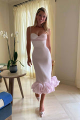 Draped Bodice Bustier Dress
