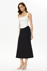 Viscose Midi Skirt