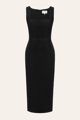 Square Neck Midi Dress