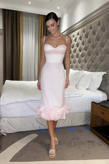 Draped Bodice Bustier Dress
