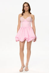 Mini Dress With Drape