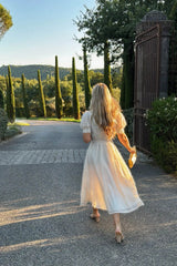 Sequin Button Front Midi Dress