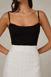 Viscose Corset Crop Top