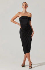 Gwyneria Off Shoulder Midi Dress