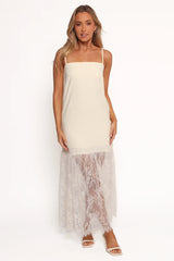 Grant Midi Dress - Cream