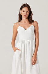 Kaidi Embroidered Midi Dress