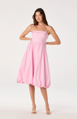 Dahlia Bubble Hem Midi Dress