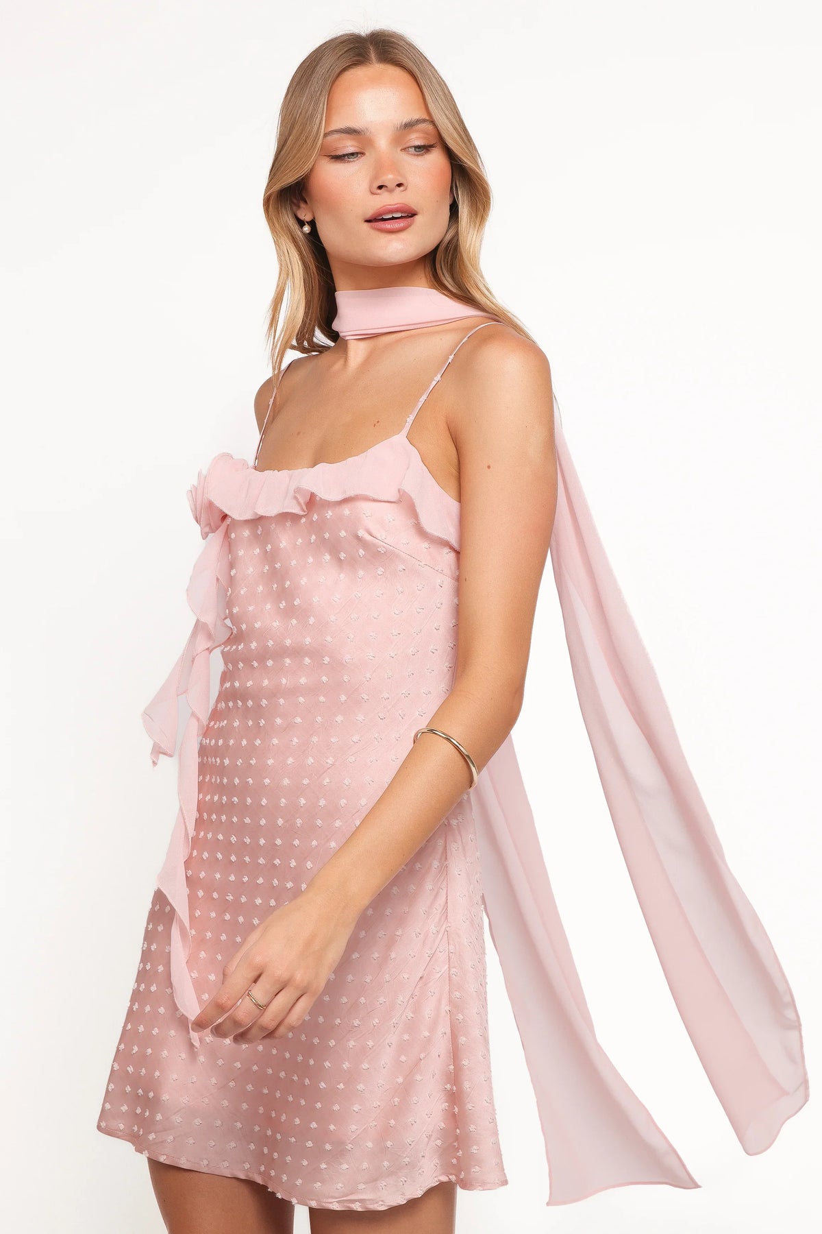 Suki Mini Dress - Peach